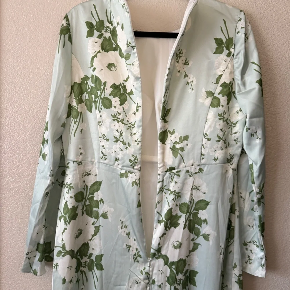 AW‎ Bridal Sz 14 Ginevra Mottled Moss Green Dress
